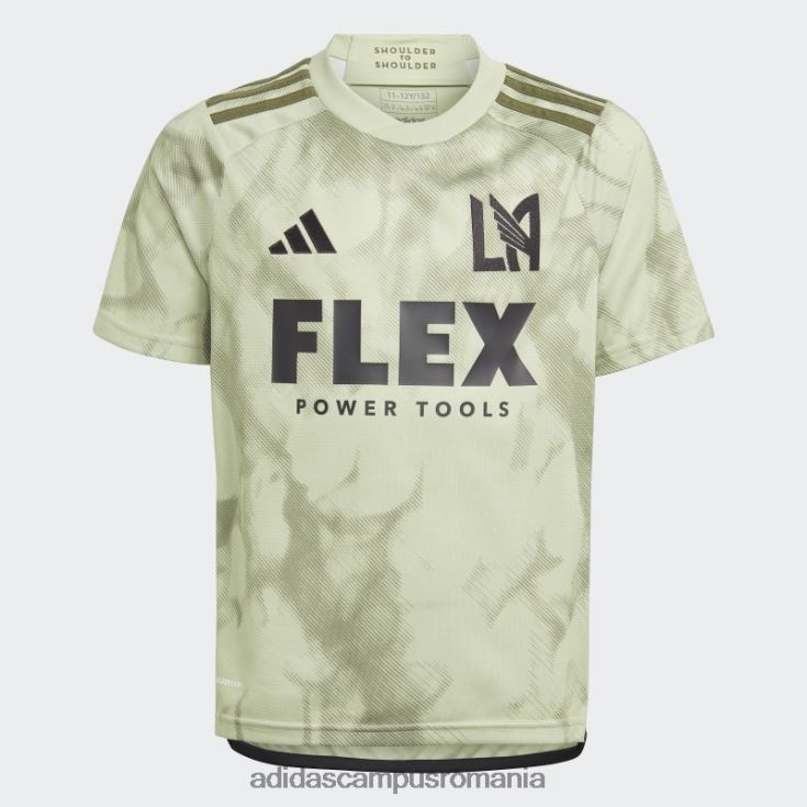 adidas campus romania los angeles fc 23/24 deplasare tricou lime copii verde tei/cort J266N225028