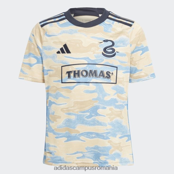 adidas campus romania philadelphia union 23/24 tricou deplasare nisip adidas copii nisip J266N225086