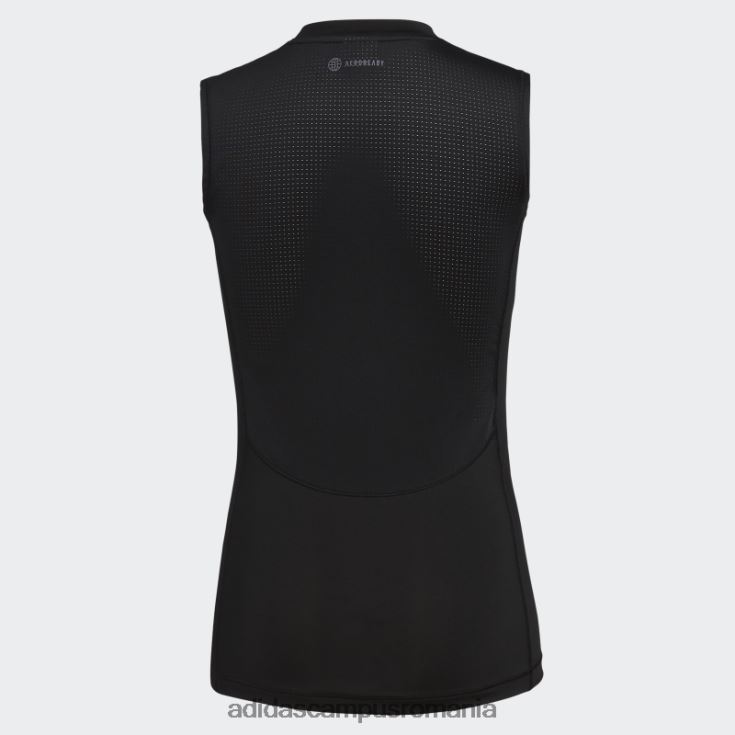 adidas campus romania top negru techfit fără mâneci copii negru J266N224947