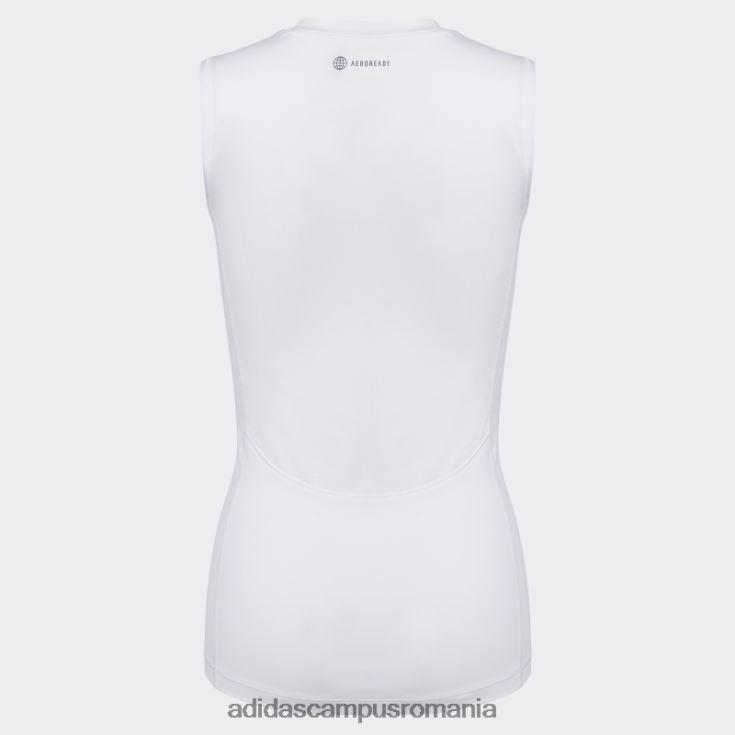 adidas campus romania top techfit alb fără mâneci copii alb J266N224982