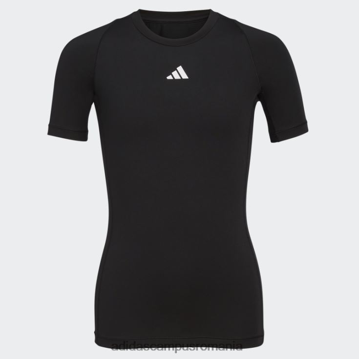 adidas campus romania top techfit cu maneca scurta negru adidas copii negru J266N224984
