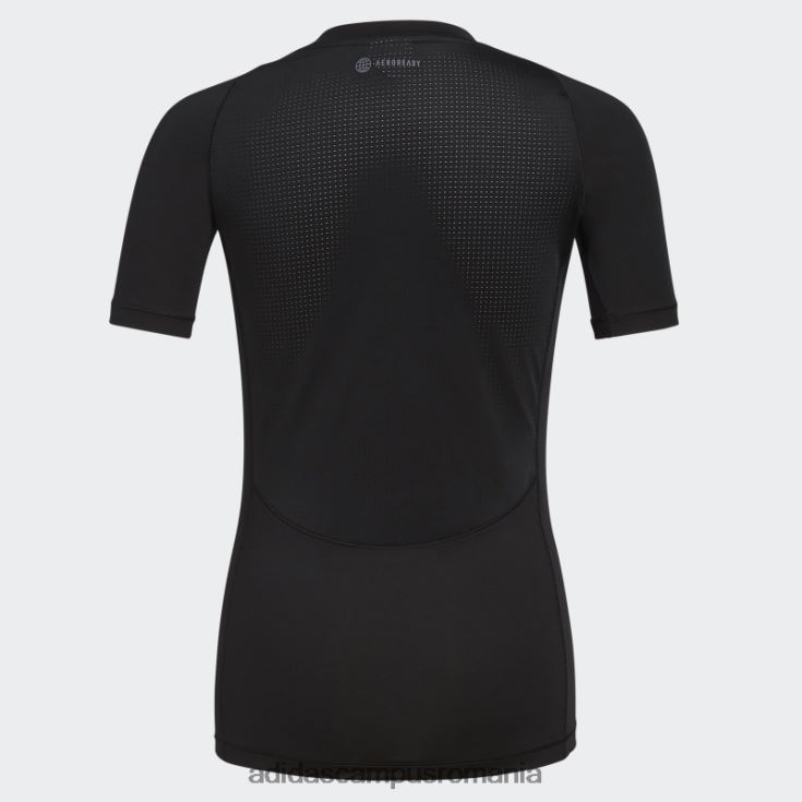adidas campus romania top techfit cu maneca scurta negru adidas copii negru J266N224984