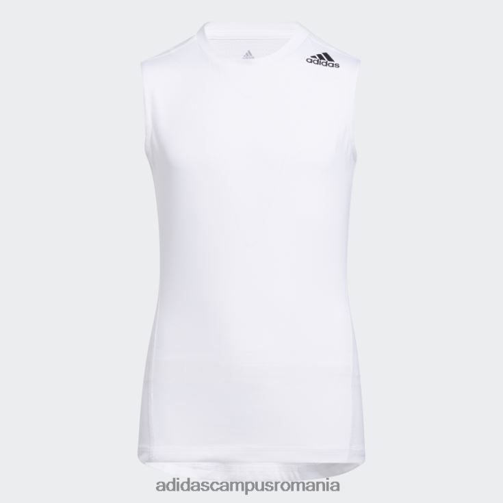 adidas campus romania top techfit fără mâneci alb adidas copii alb J266N225032
