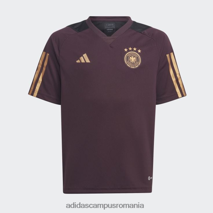 adidas campus romania tricou de antrenament maroon germany tiro 23 copii maro J266N225036