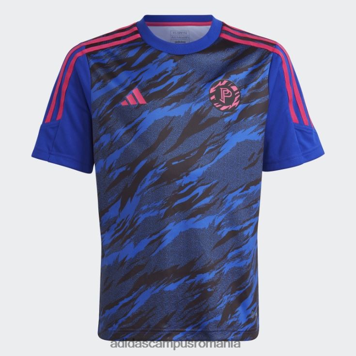 adidas campus romania tricou de antrenament pogba albastru adidas copii albastru/negru J266N225008