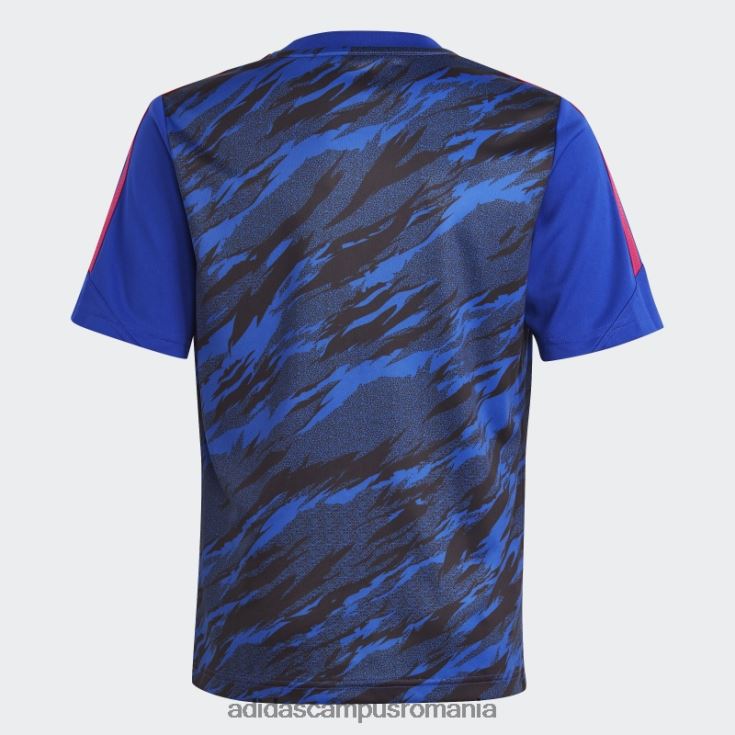 adidas campus romania tricou de antrenament pogba albastru adidas copii albastru/negru J266N225008