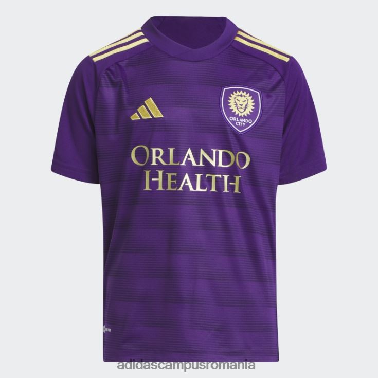 adidas campus romania tricou home orlando city 23/24 violet bogat copii purpuriu bogat J266N225081