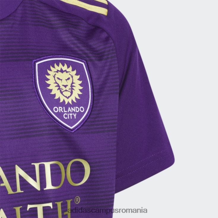 adidas campus romania tricou home orlando city 23/24 violet bogat copii purpuriu bogat J266N225081