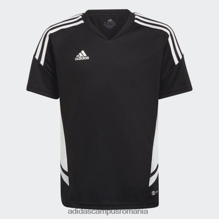 adidas campus romania tricou negru condivo 22 copii alb negru J266N225090
