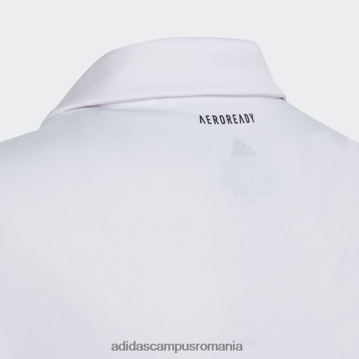 adidas campus romania tricou polo club tenis alb adidas copii alb negru J266N224954