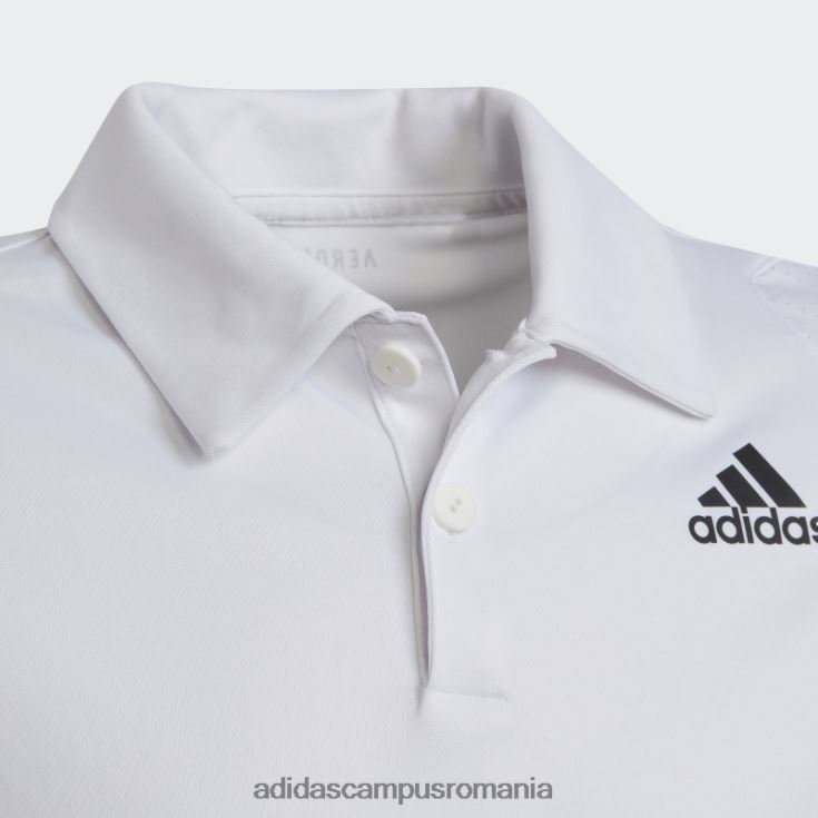 adidas campus romania tricou polo club tenis alb adidas copii alb negru J266N224954