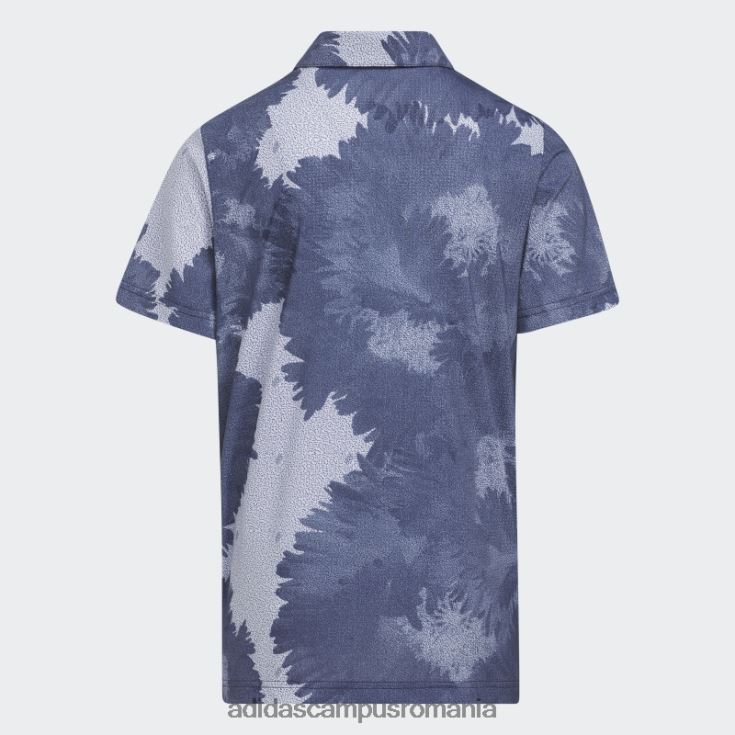 adidas campus romania tricou polo cu plasă cu flori bleumarin copii marina J266N225012