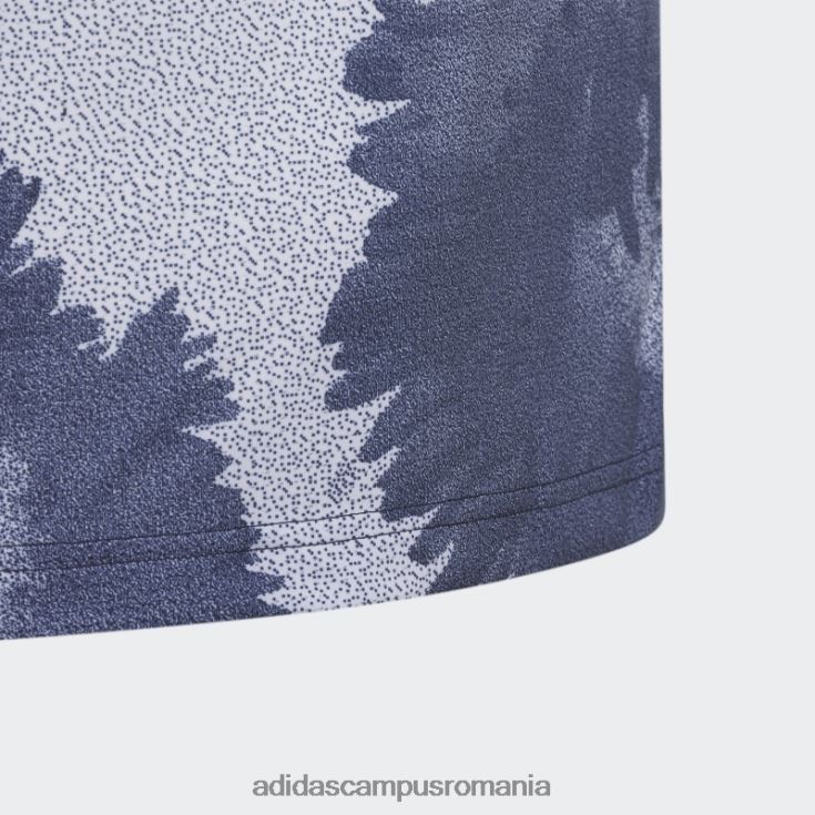 adidas campus romania tricou polo cu plasă cu flori bleumarin copii marina J266N225012