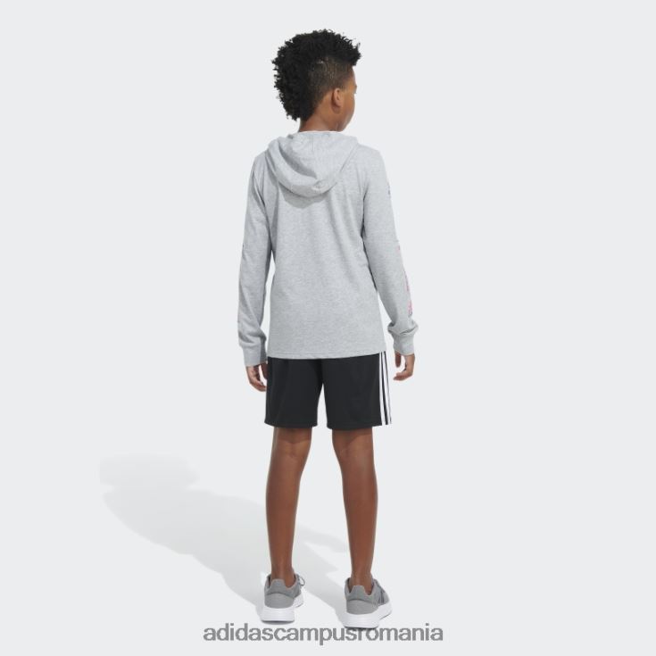 adidas campus romania capota ls gri heathered t htr echo brnd lov copii cenuşiu căpricat J266N225085