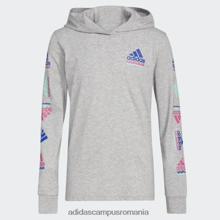 adidas campus romania capota ls gri heathered t htr echo brnd lov copii cenuşiu căpricat J266N225085