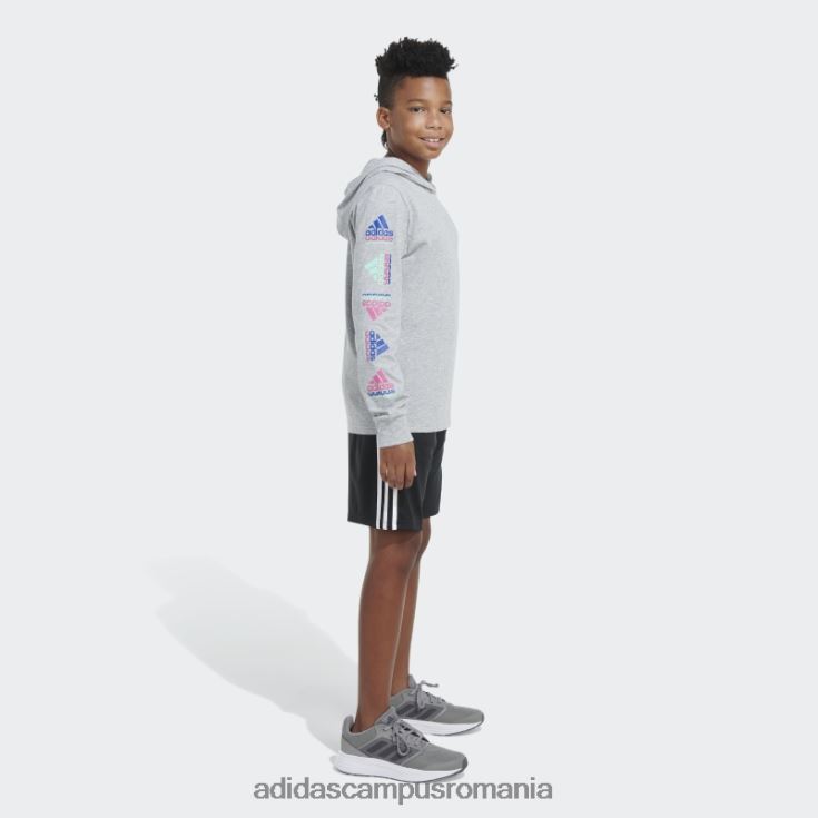 adidas campus romania capota ls gri heathered t htr echo brnd lov copii cenuşiu căpricat J266N225085