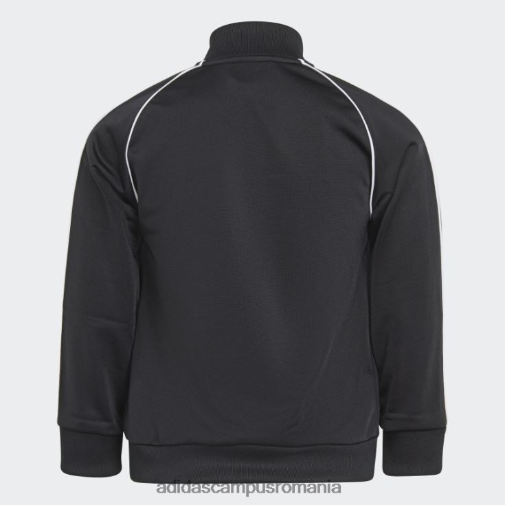 adidas campus romania costum negru adicolor sst copii alb negru J266N224979