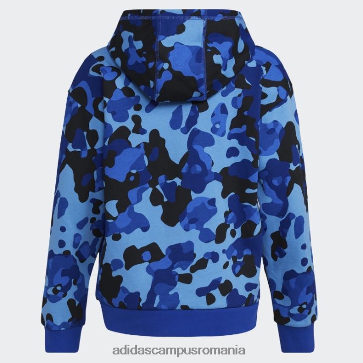 adidas campus romania Pulover cu imprimeu camo, albastru regal adidas copii albastru regal J266N225116