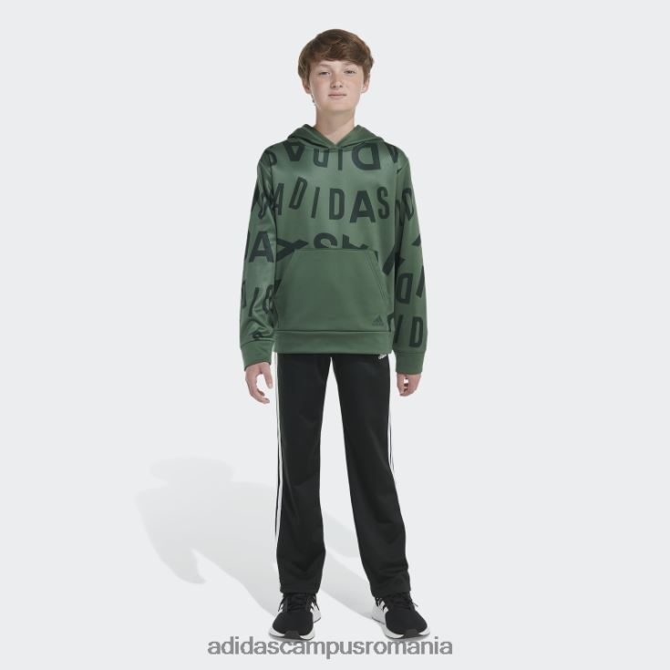 adidas campus romania hanorac cu glugă cu pulover oxide verde copii oxid verde J266N225115