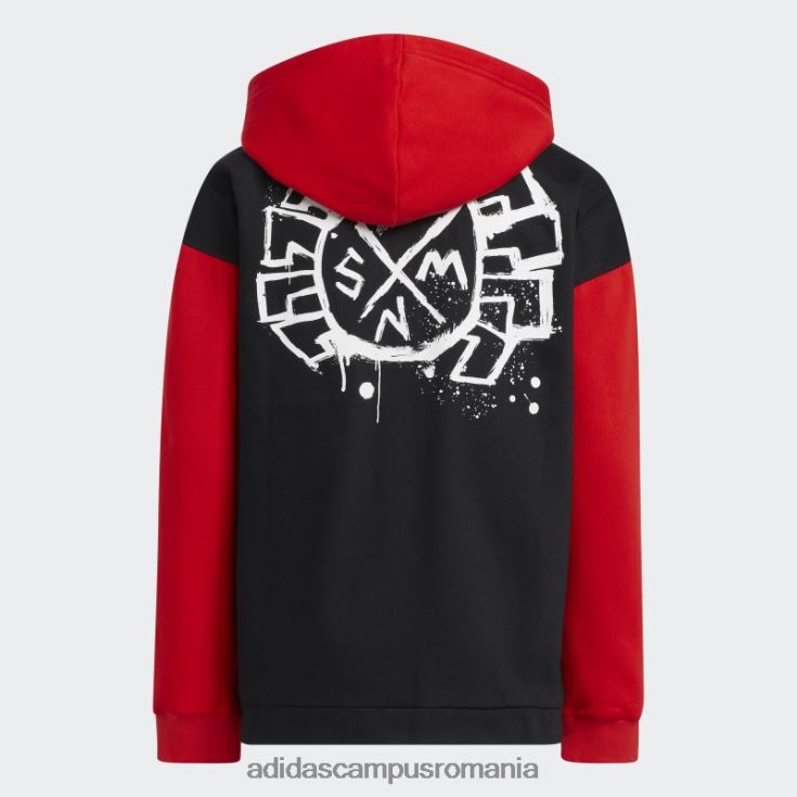 adidas campus romania hanorac negru donovan mitchell x marvel\'s spider punk copii negru J266N225132