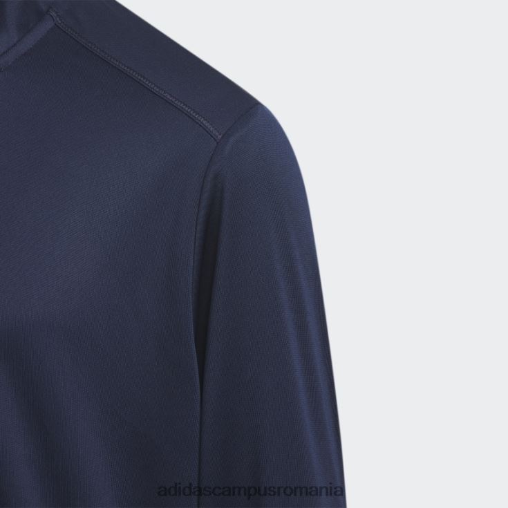 adidas campus romania pulover cu fermoar sferturi navy bleumarin copii marina J266N225129