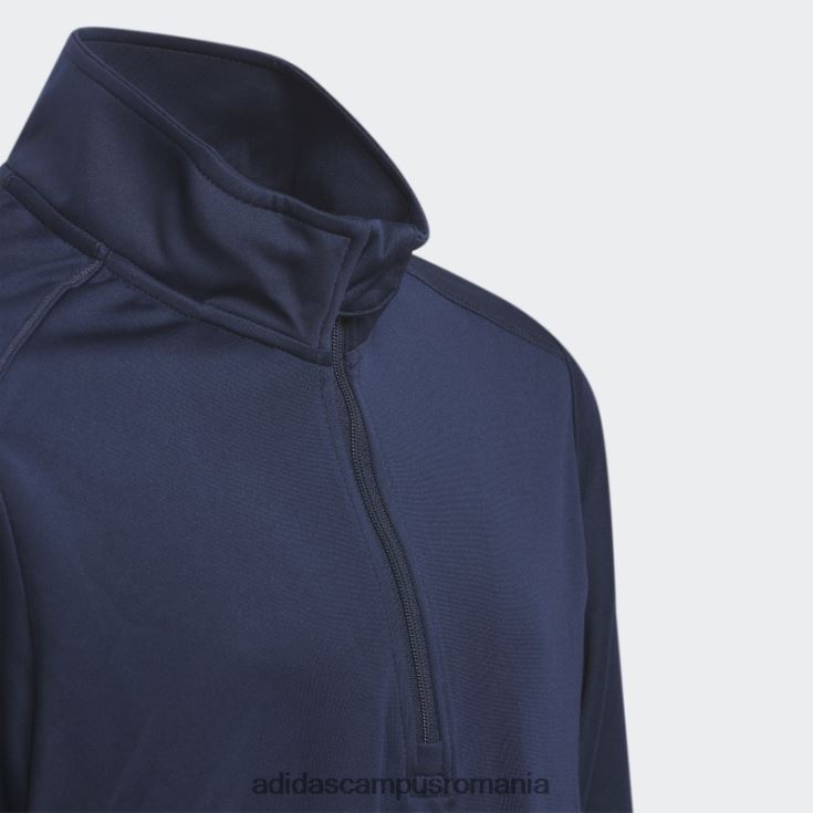 adidas campus romania pulover cu fermoar sferturi navy bleumarin copii marina J266N225129