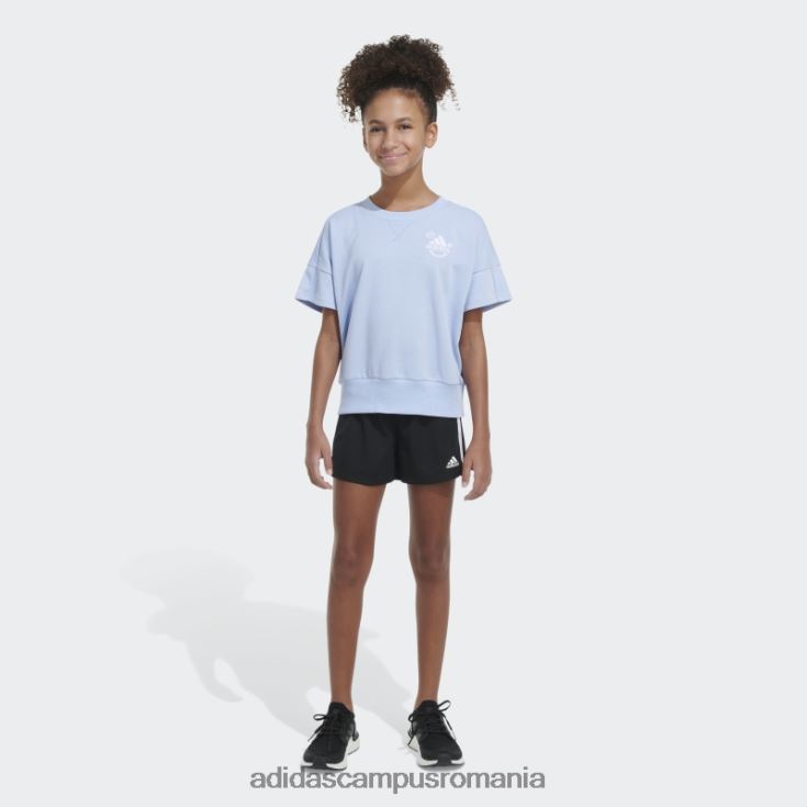adidas campus romania ss french terry top albastru zori copii zori albastre J266N225519