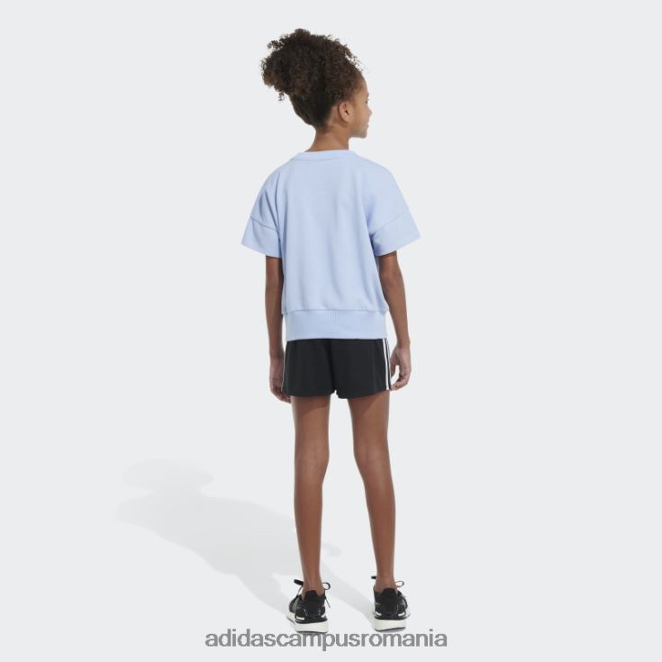 adidas campus romania ss french terry top albastru zori copii zori albastre J266N225519
