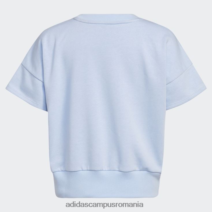 adidas campus romania ss french terry top albastru zori copii zori albastre J266N225519
