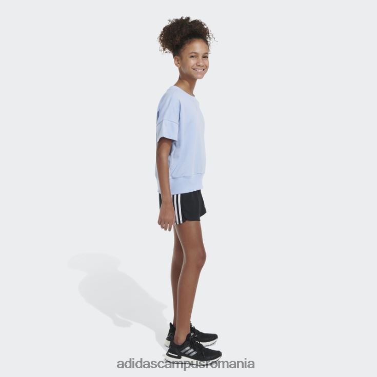adidas campus romania ss french terry top albastru zori copii zori albastre J266N225519