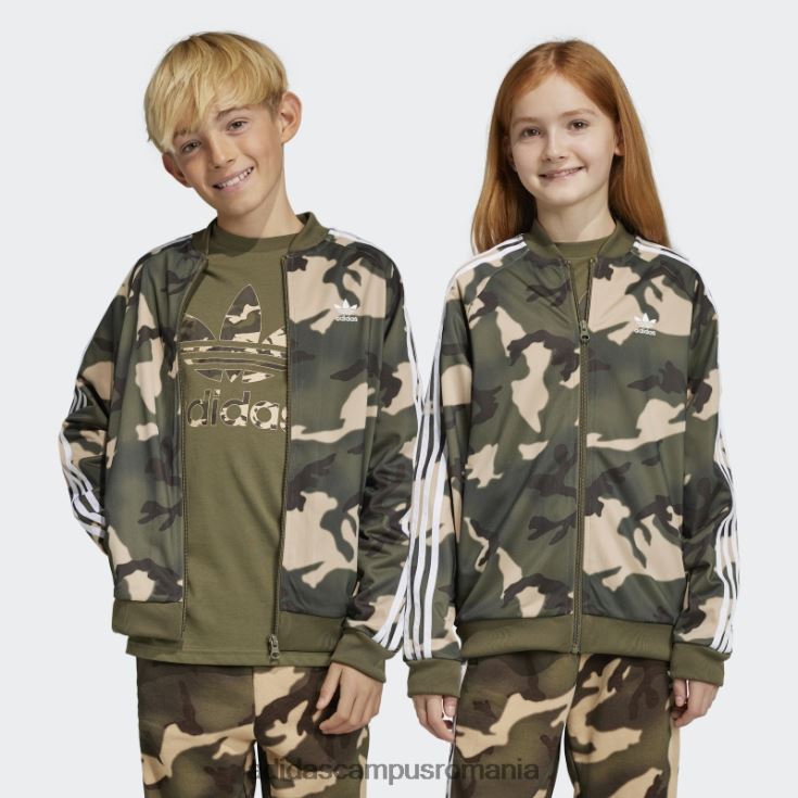 adidas campus romania geacă de sport bej camo sst copii bej/multicolor J266N224983