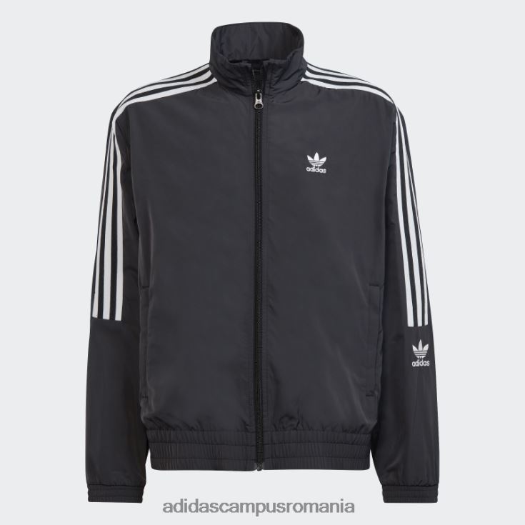 adidas campus romania jachetă adicolor neagră copii negru J266N225024
