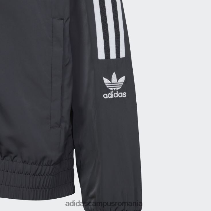 adidas campus romania jachetă adicolor neagră copii negru J266N225024