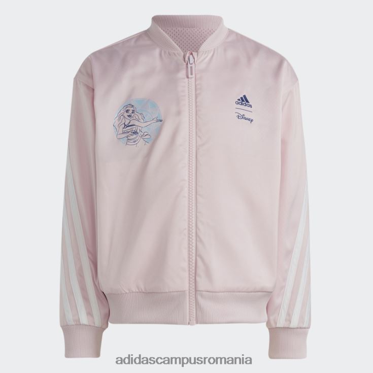 adidas campus romania jachetă de sport disney moana roz copii roz/alb J266N225405