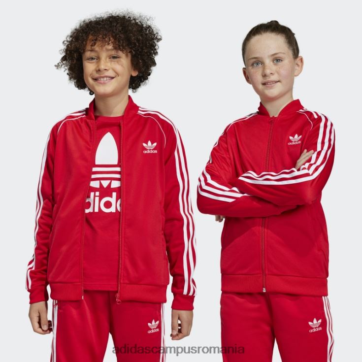 adidas campus romania jachetă de sport scarlet adicolor sst adidas copii stacojiu J266N224981