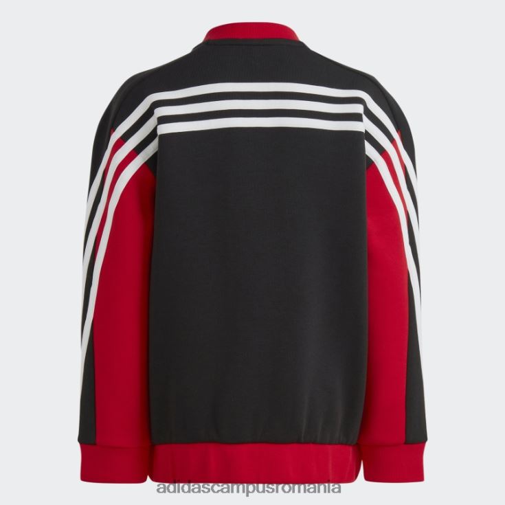 adidas campus romania jachetă neagră x disney mickey mouse la modă copii negru/stacojiu/alb J266N224955