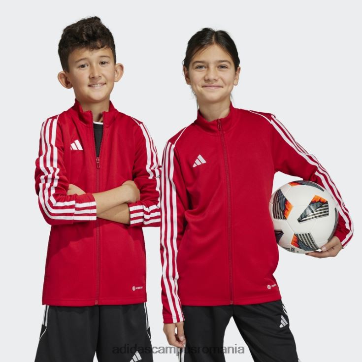 adidas campus romania jachetă roșie de antrenament Tiro 23 League copii roșu J266N225043