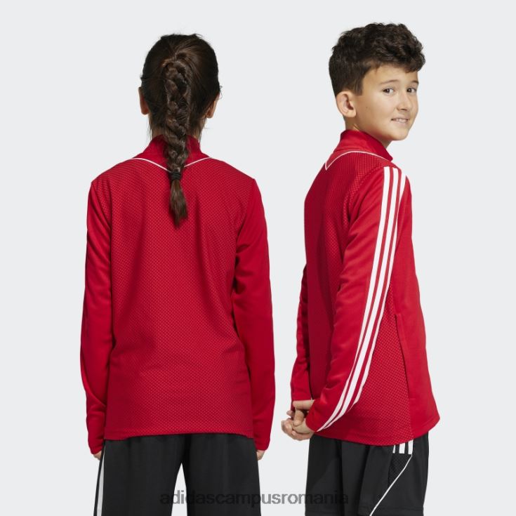 adidas campus romania jachetă roșie de antrenament Tiro 23 League copii roșu J266N225043