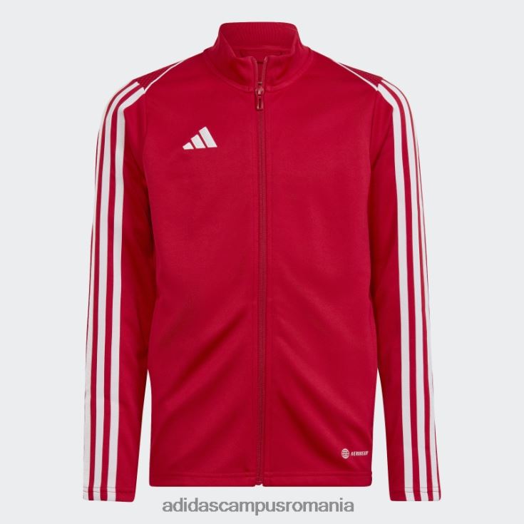 adidas campus romania jachetă roșie de antrenament Tiro 23 League copii roșu J266N225043