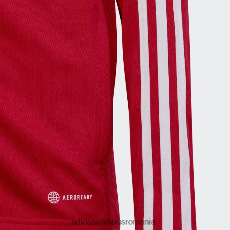 adidas campus romania jachetă roșie de antrenament Tiro 23 League copii roșu J266N225043