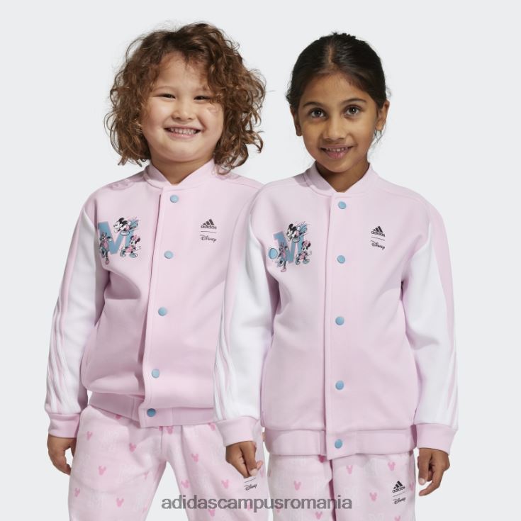 adidas campus romania jachetă roz fashion x disney mickey mouse copii roz/alb J266N224948