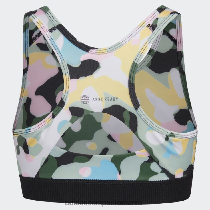 adidas campus romania Sutien cu imprimeu techfit peste tot (marimea extinsa) alb adidas copii alb J266N225584
