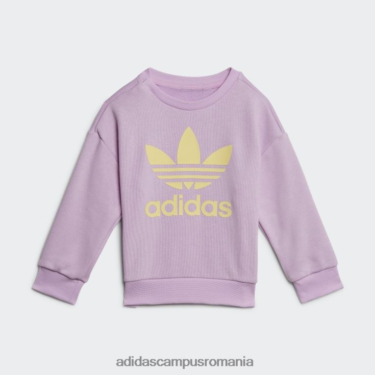 adidas campus romania logo grafic lila echipaj set adidas copii liliac J266N225580