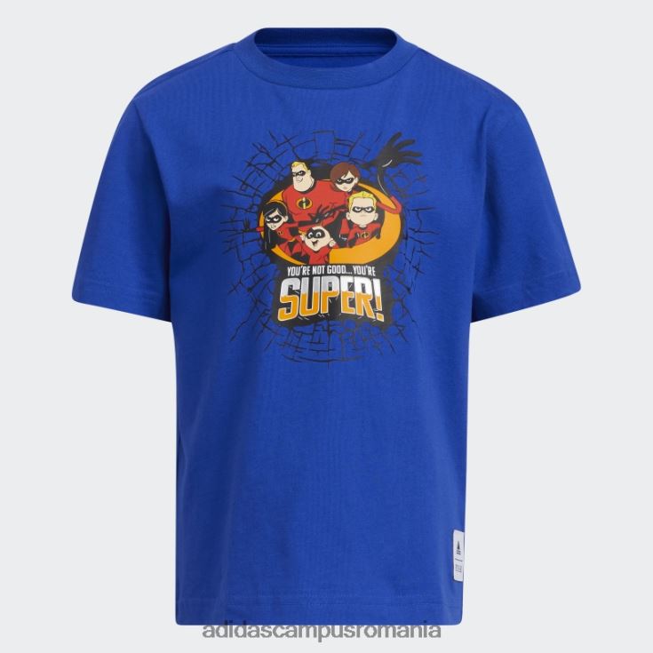 adidas campus romania Incredibles tee bold blue copii albastru îndrăzneț J266N224985