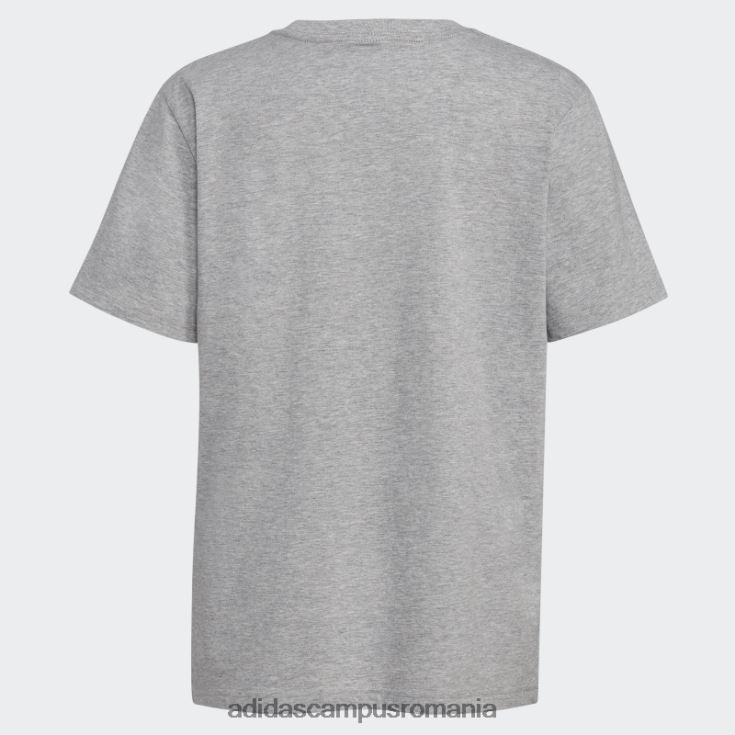 adidas campus romania Tricou liniar sketchy heather gri mediu adidas copii gri mediu J266N225092