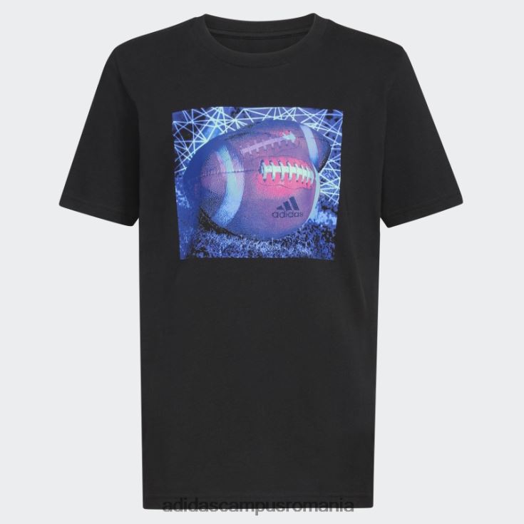 adidas campus romania black ss tee touchdown copii negru J266N225061
