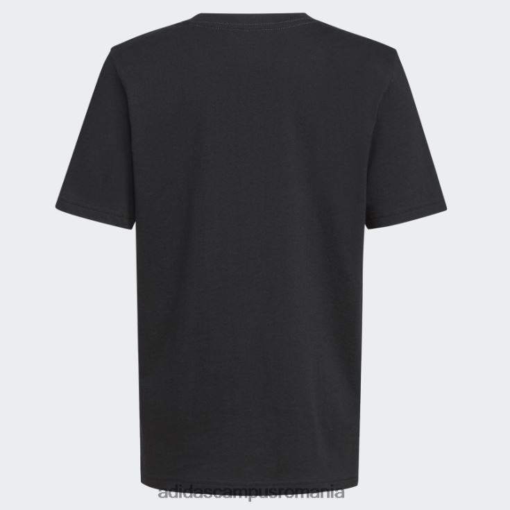 adidas campus romania black ss tee touchdown copii negru J266N225061