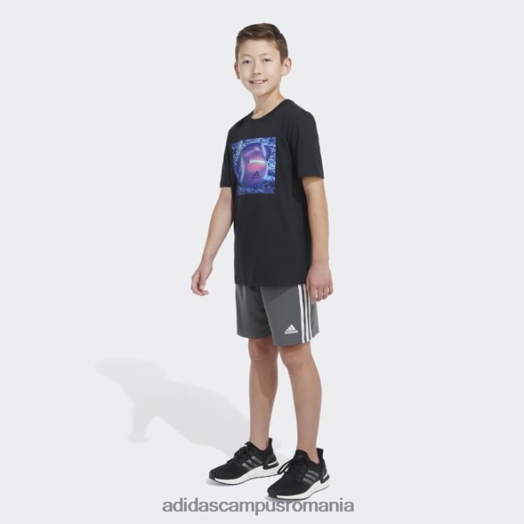 adidas campus romania black ss tee touchdown copii negru J266N225061