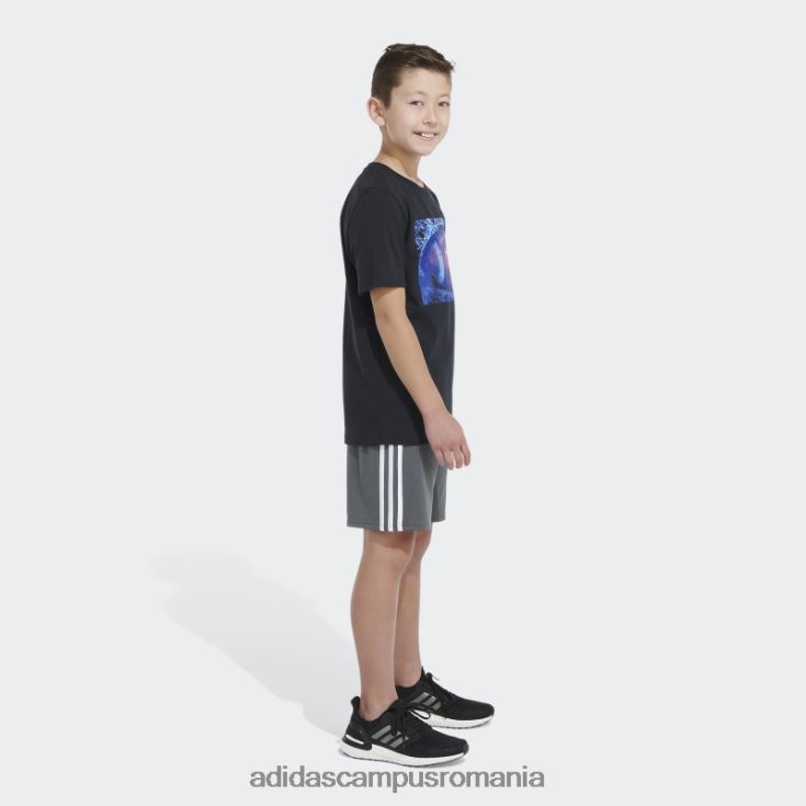adidas campus romania black ss tee touchdown copii negru J266N225061