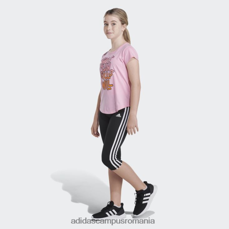 adidas campus romania scoop tee roz deschis copii roz deschis J266N225382